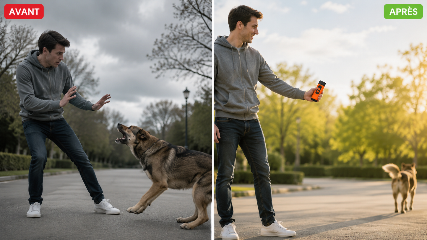 Répulsif Ultrasonique pour Chiens HOMEFISH La solution n°1 pour marcher, courir et dresser en toute tranquillité